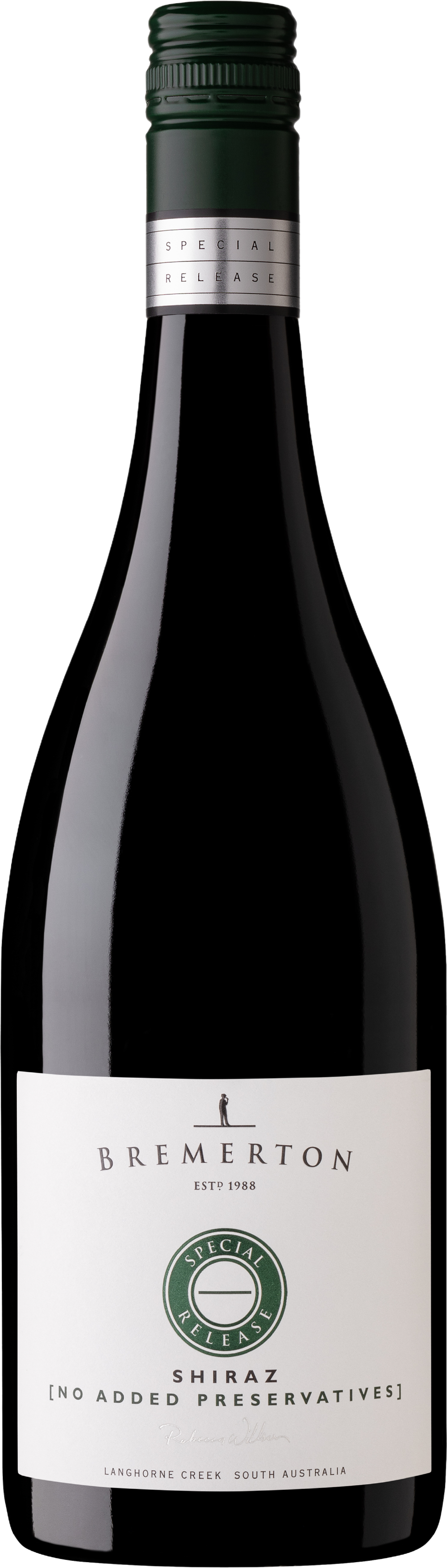 Bremerton Wines Special Release No Added Preservatives Shiraz 2021